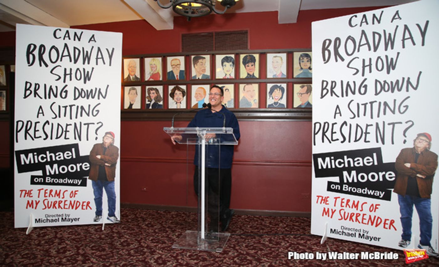 Photo Coverage: Michael Moore Announces Broadway Debut with THE TERMS OF MY SURRENDER Photo Coverage: Michael Moore Announces Broadway Debut with THE TERMS OF MY SURRENDER Image