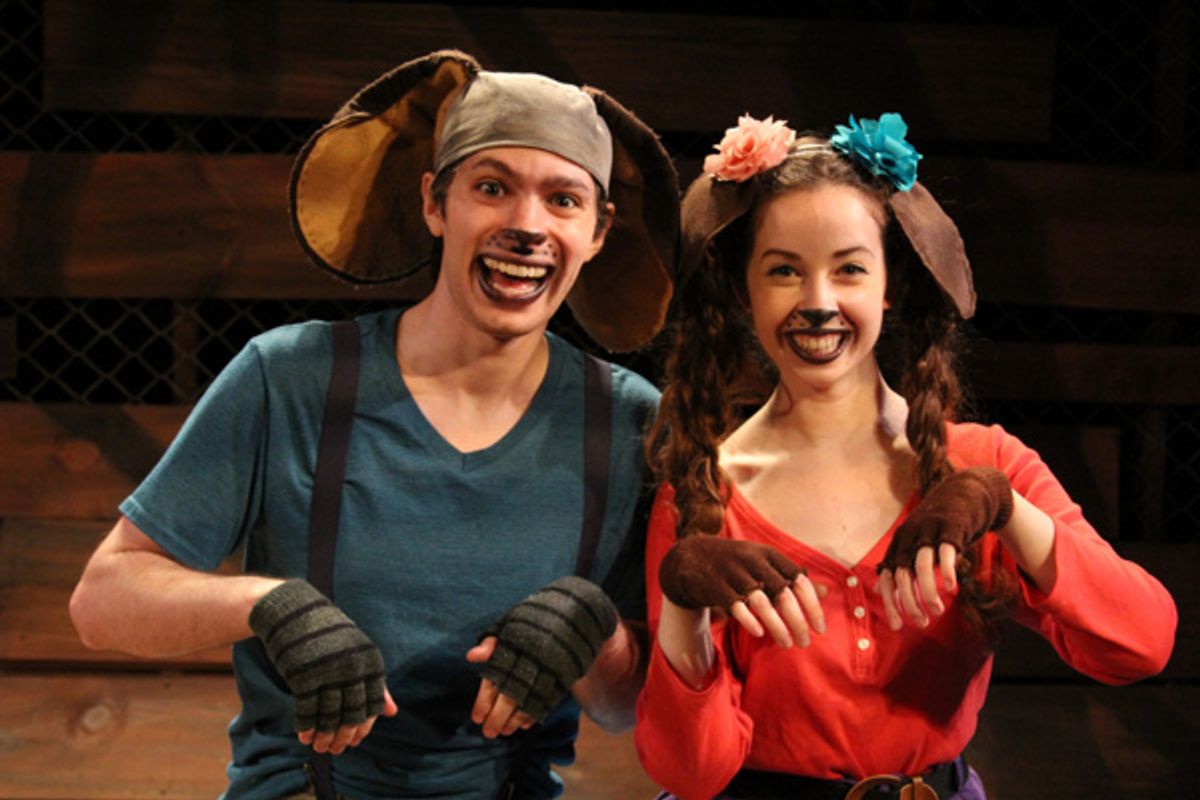 Sarah Welden and Benno Ressa in Emmett & Ella's Big Apple Escapade. Photo by Lesley Greene
 at 