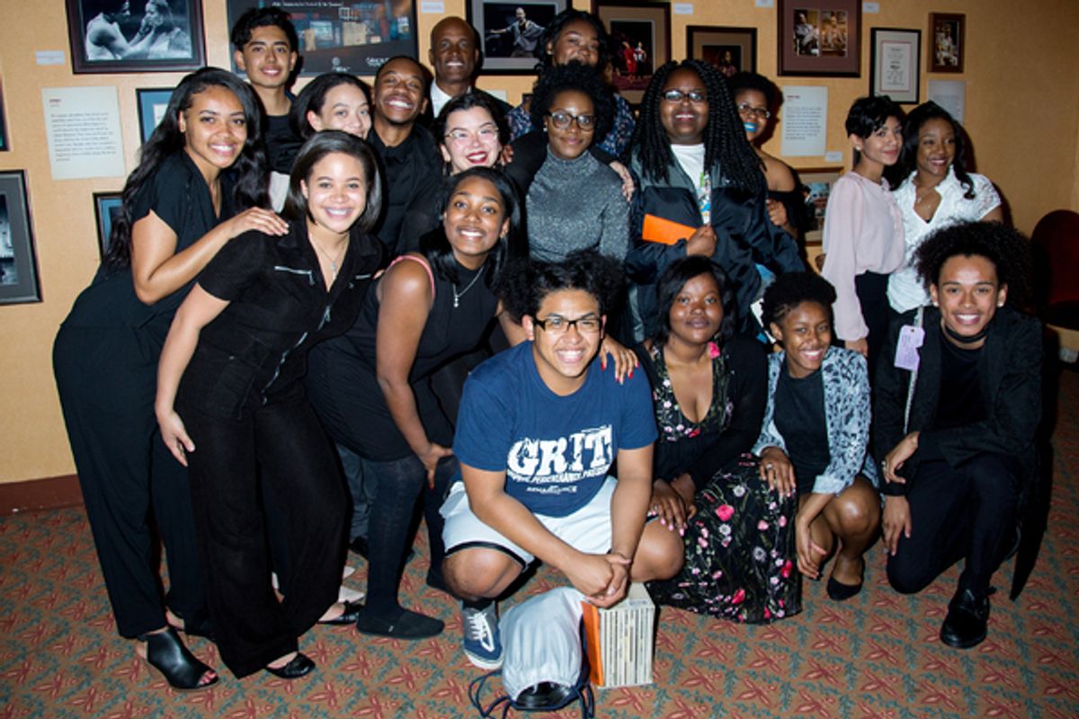 August Wilson Monologue Competition Finalists with Kenny Leon at 