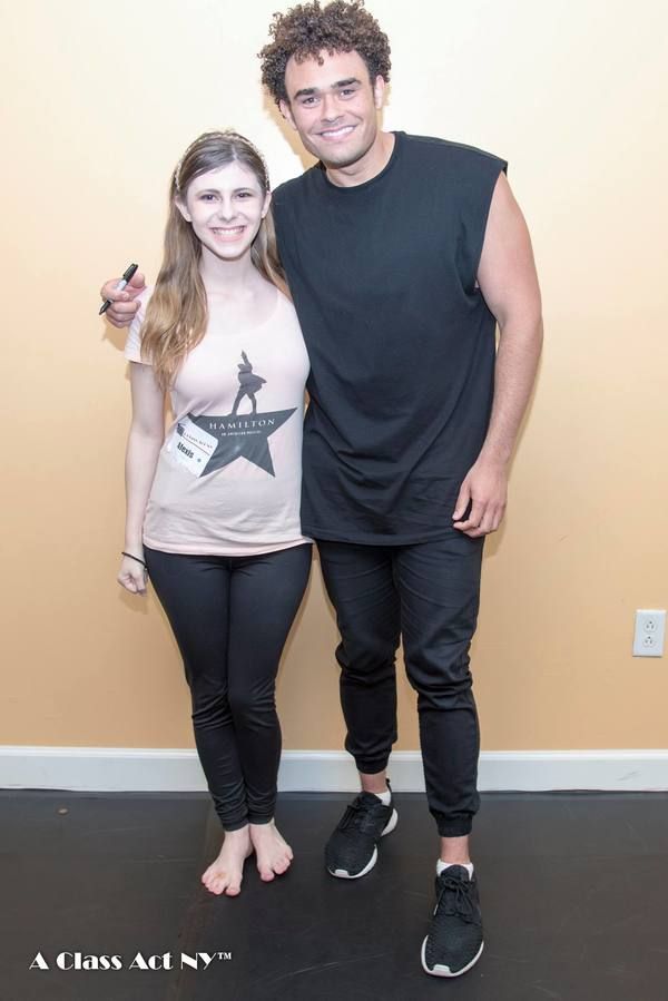 Andrew Chappelle (HAMILTON) with a student in Sarasota, FL on April 10, 2017
 Photo
