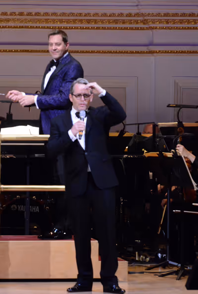 Steven Reineke and Matthew Broderick Photo
