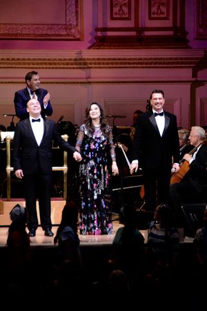 Steven Reineke, Danny Burstein, Ashley Park and Paulo Szot Photo