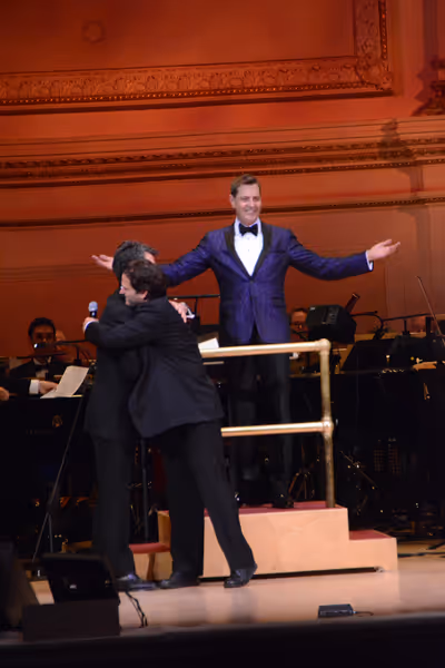 Jason Robert Brown, Steven Pasquale and Steven Reineke Photo