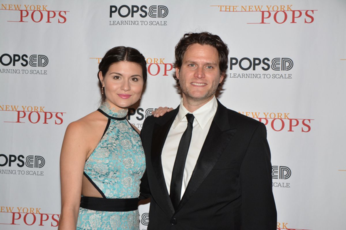 Phillipa Soo and Steven Pasquel at 