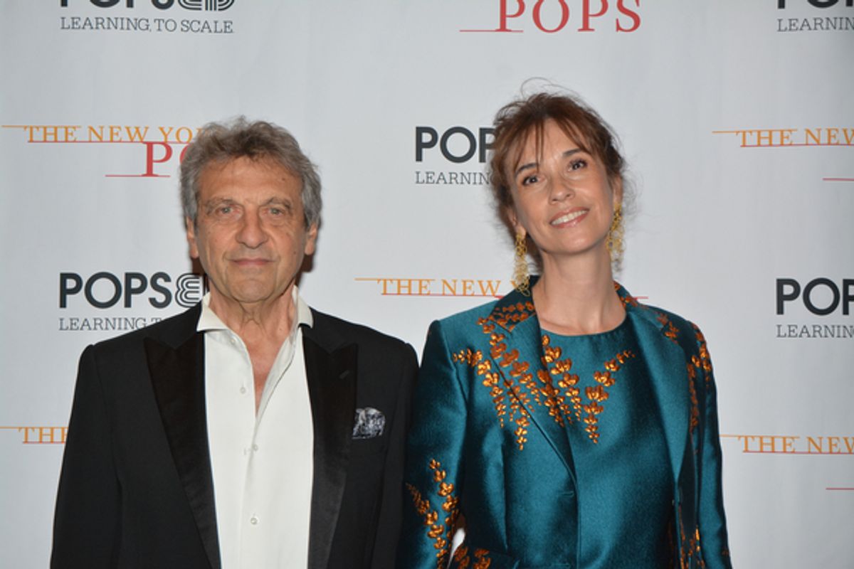 Alain Boublil and Maria Zamora at 