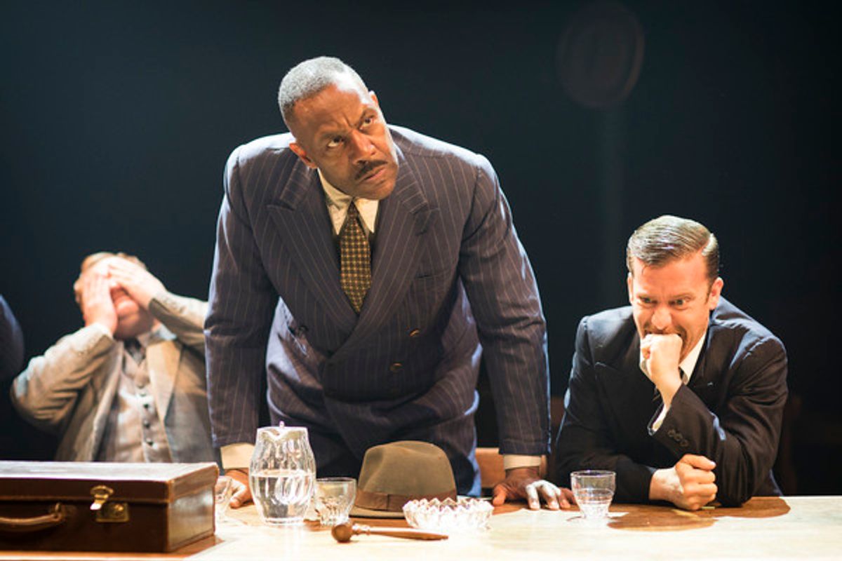 Simon Holland Roberts, Lenny Henry and Philip Cumbus at 
