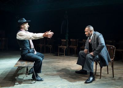 Tom Eden and Lenny Henry Photo