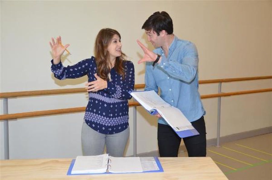 Photo Flash: Andrew Lippa and More in Rehearsal for THE MAN IN THE CEILING at Bay Street Theater Image