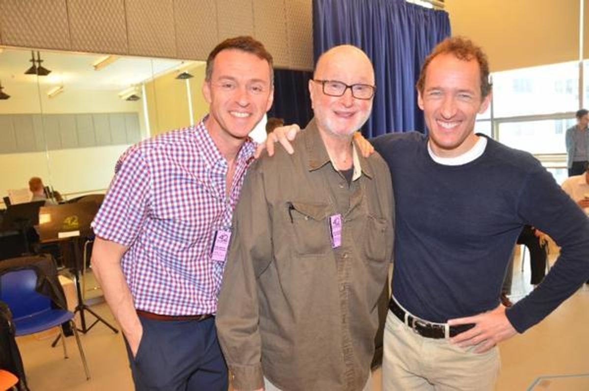 Andrew Lippa, Jules Feiffer, Jeffrey Seller at 