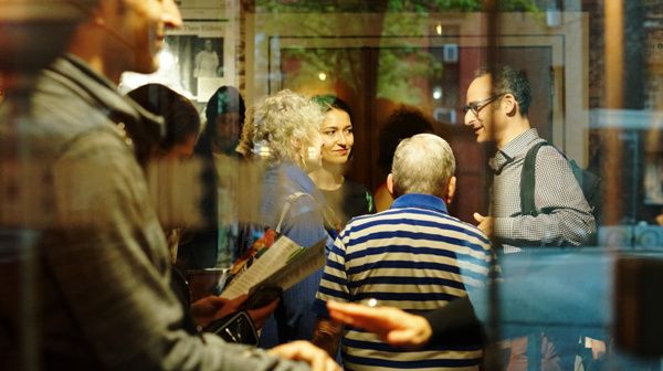 In Scena! Opening Night celebrating Mario Fratti at Cherry Lane Theatre. Photo by Nan Photo