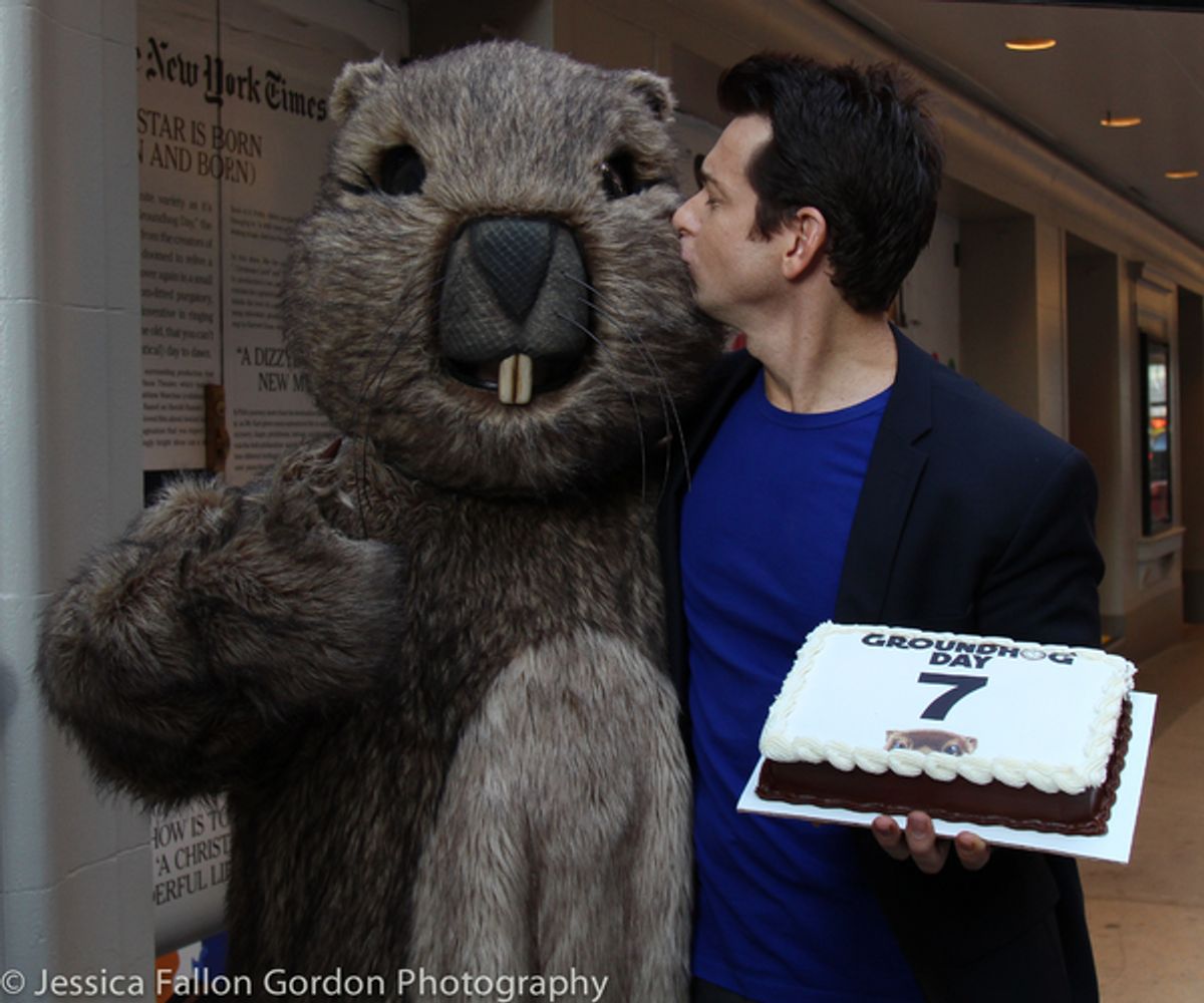 Andy Karl and Raymond J Lee  at 