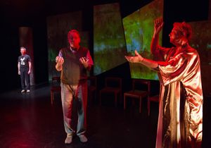 Darrell Larson, Carl J. Johnson, Barbara Schofield Photo