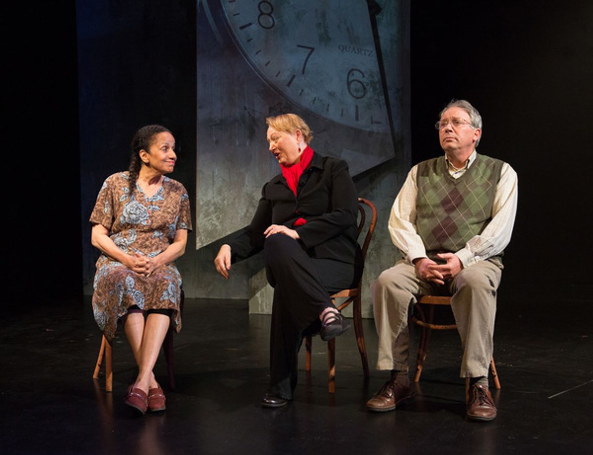 Peggy Ann Blow, Barbara Schofield, Carl J. Johnson at 