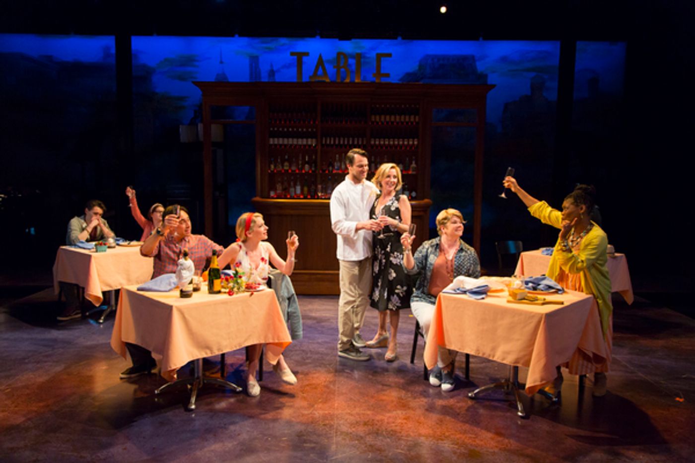 Photo Flash: First Look at Matt Bogart, Constantine Maroulis and More in THE MOST BEAUTIFUL ROOM IN NEW YORK at Long Wharf  Image