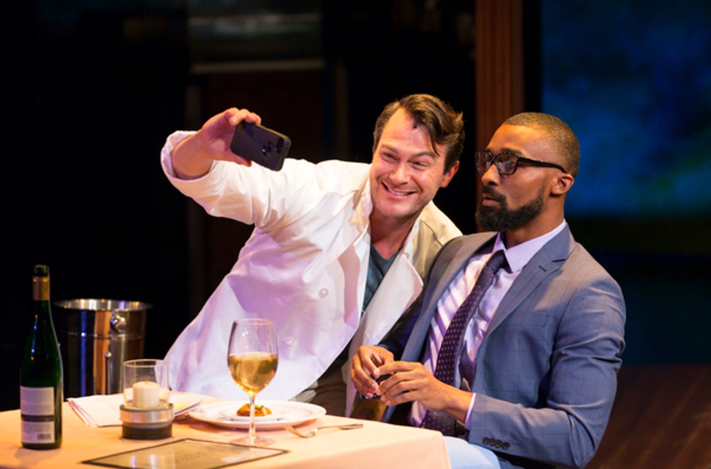 Photo Flash: First Look at Matt Bogart, Constantine Maroulis and More in THE MOST BEAUTIFUL ROOM IN NEW YORK at Long Wharf  Image