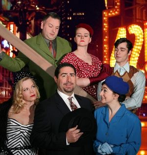 Jeff Foust, Katie DiBiase, Kyle Patrick, Kendall Doman, Mitch Master, and Erin Johnson @ BroadwayWorld Jeff Foust, Katie DiBiase, Kyle Patrick, Kendall Doman, Mitch Master, and Erin Johnso Photo