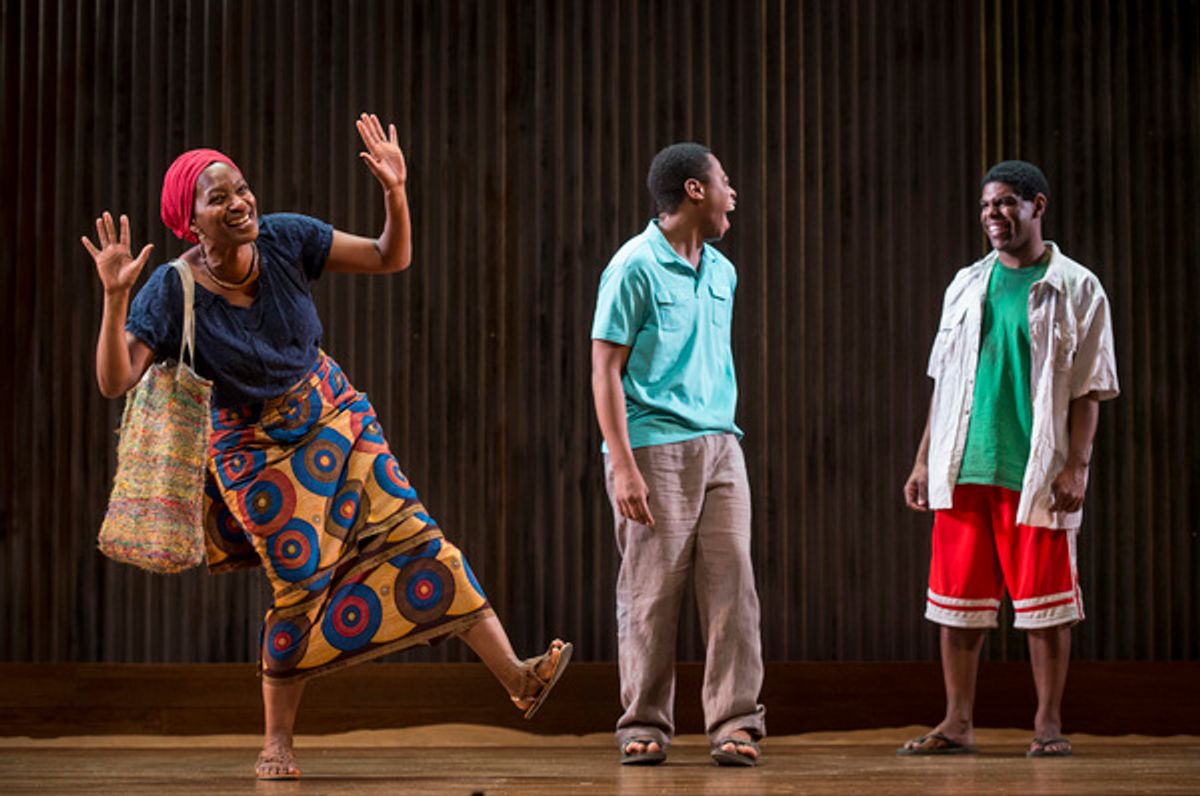 Lily Mojekwu, Daniel Kyri and Breon Arzell at 