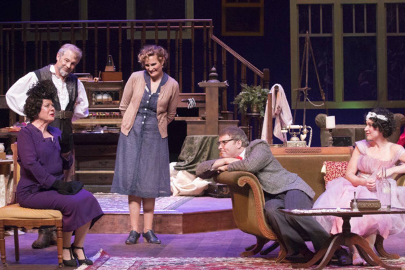 Photo Flash: Lessons Amid Laughter! First Look at YOU CAN'T TAKE IT WITH YOU at A.D. Players  Image