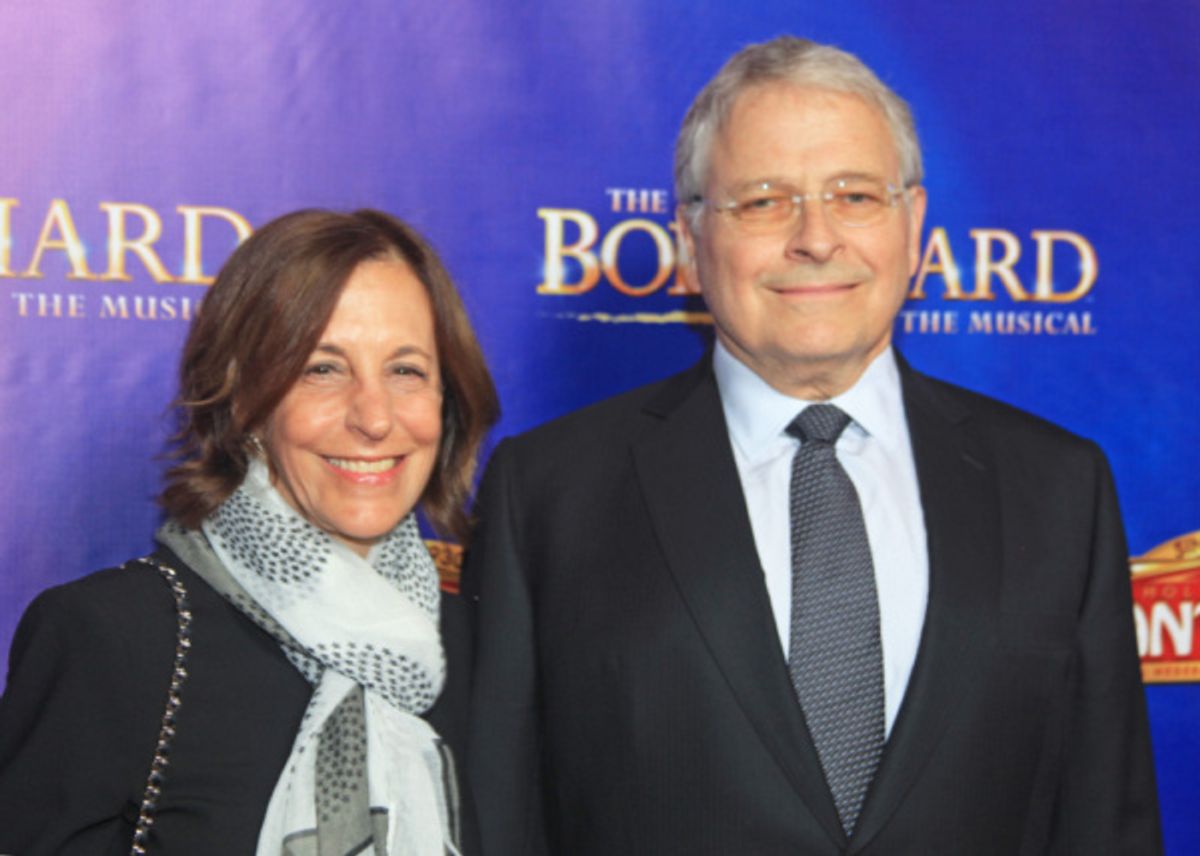 Lawrence Kasdan & wife Meg at 