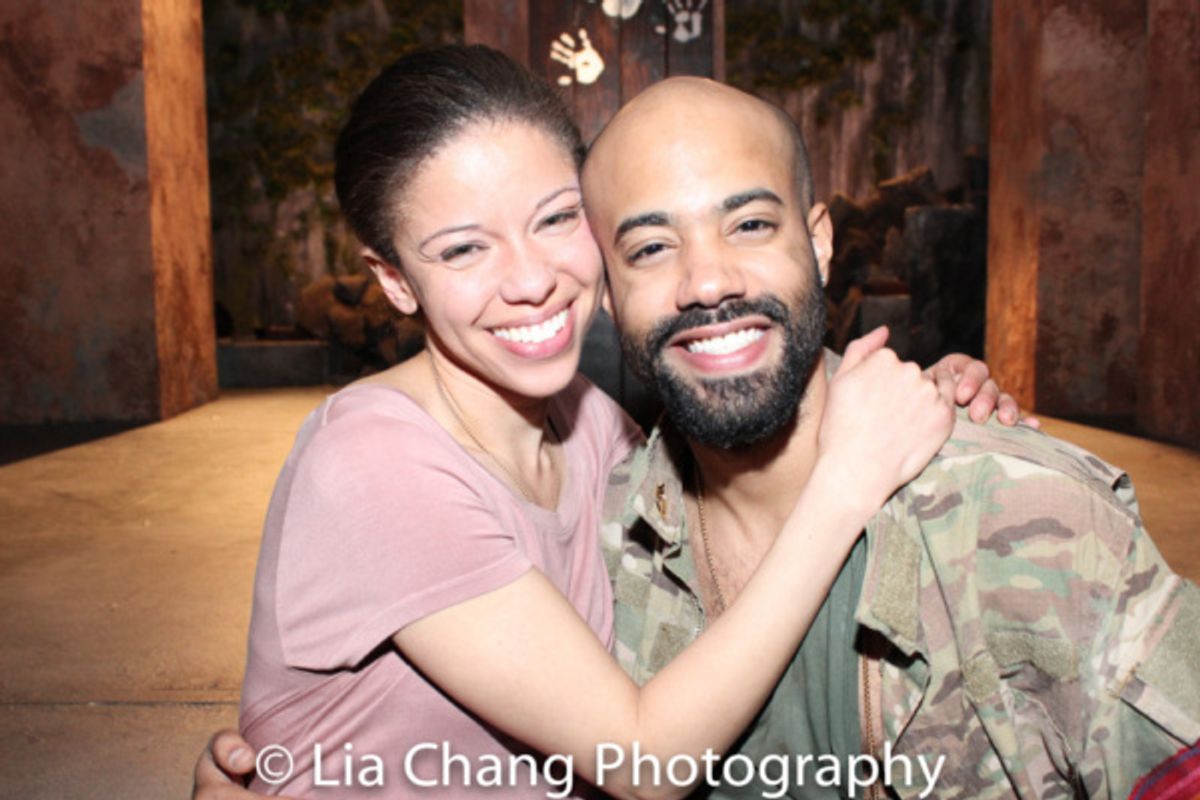 Flor De Liz Perez and Sean Carvajal at 