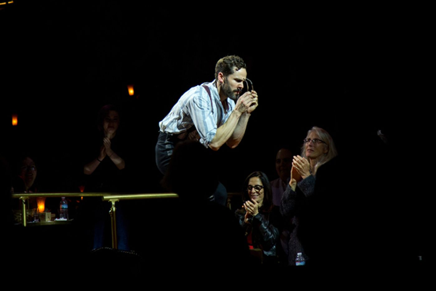 Photo Coverage: GREAT COMET Creator and Three-Time Tony Nominee Dave Malloy Takes First Broadway Bows as Pierre!  Image