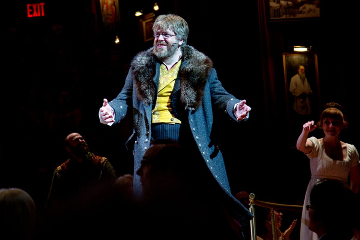 Photo Coverage: GREAT COMET Creator and Three-Time Tony Nominee Dave Malloy Takes First Broadway Bows as Pierre!  Image