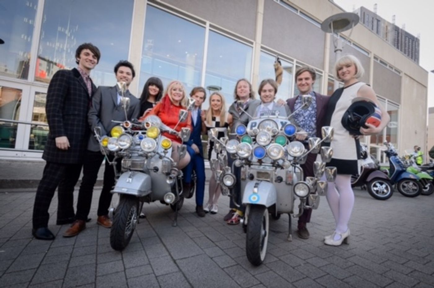 Photo Flash: All or Nothing Scooter Club Celebrate the Arrival of Mod Musical  Image