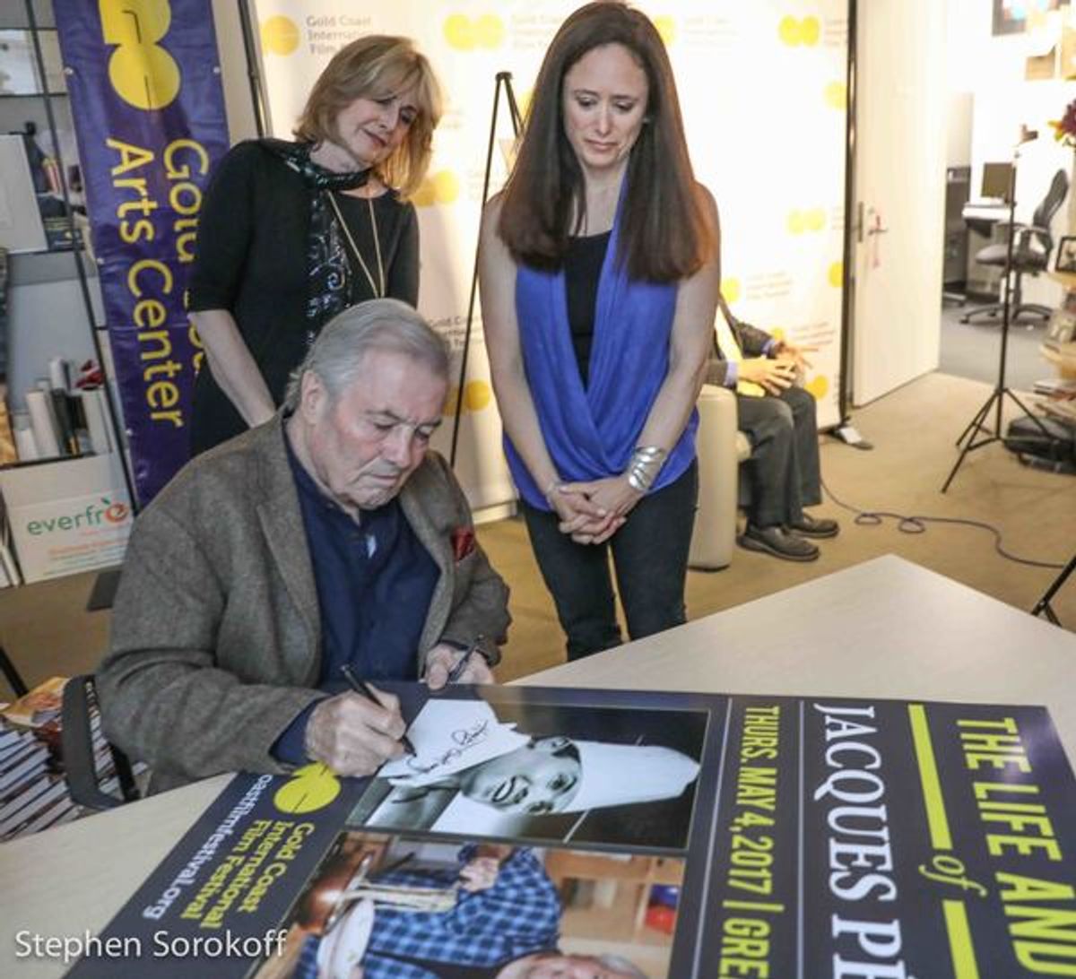 Jacques Pepin, Regina Gil , Caroline Sorokoff  at 