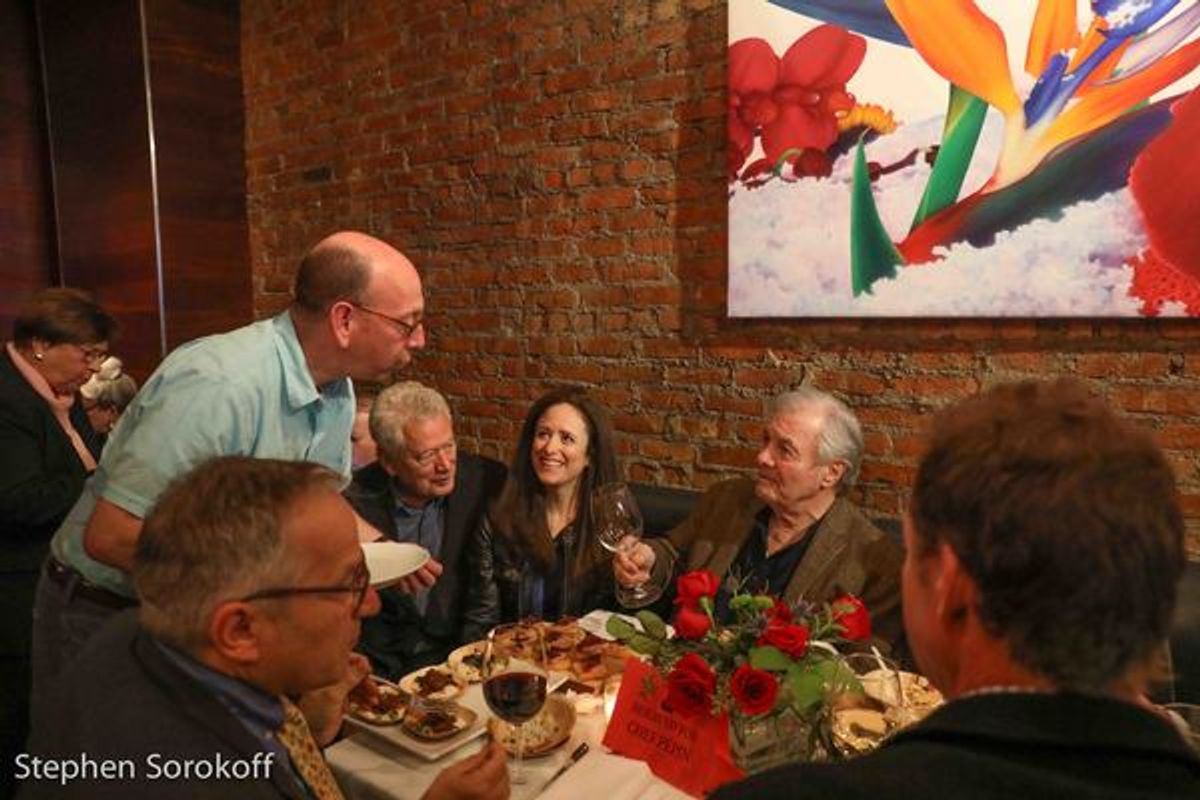 Stephen Sorokoff, Caroline Sorokoff, Jacques Pepin at 