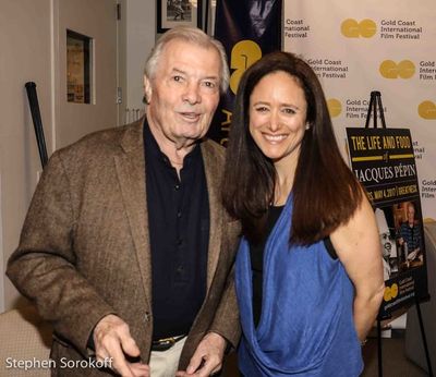 Jaques Pepin & Caroline Sorokoff Photo