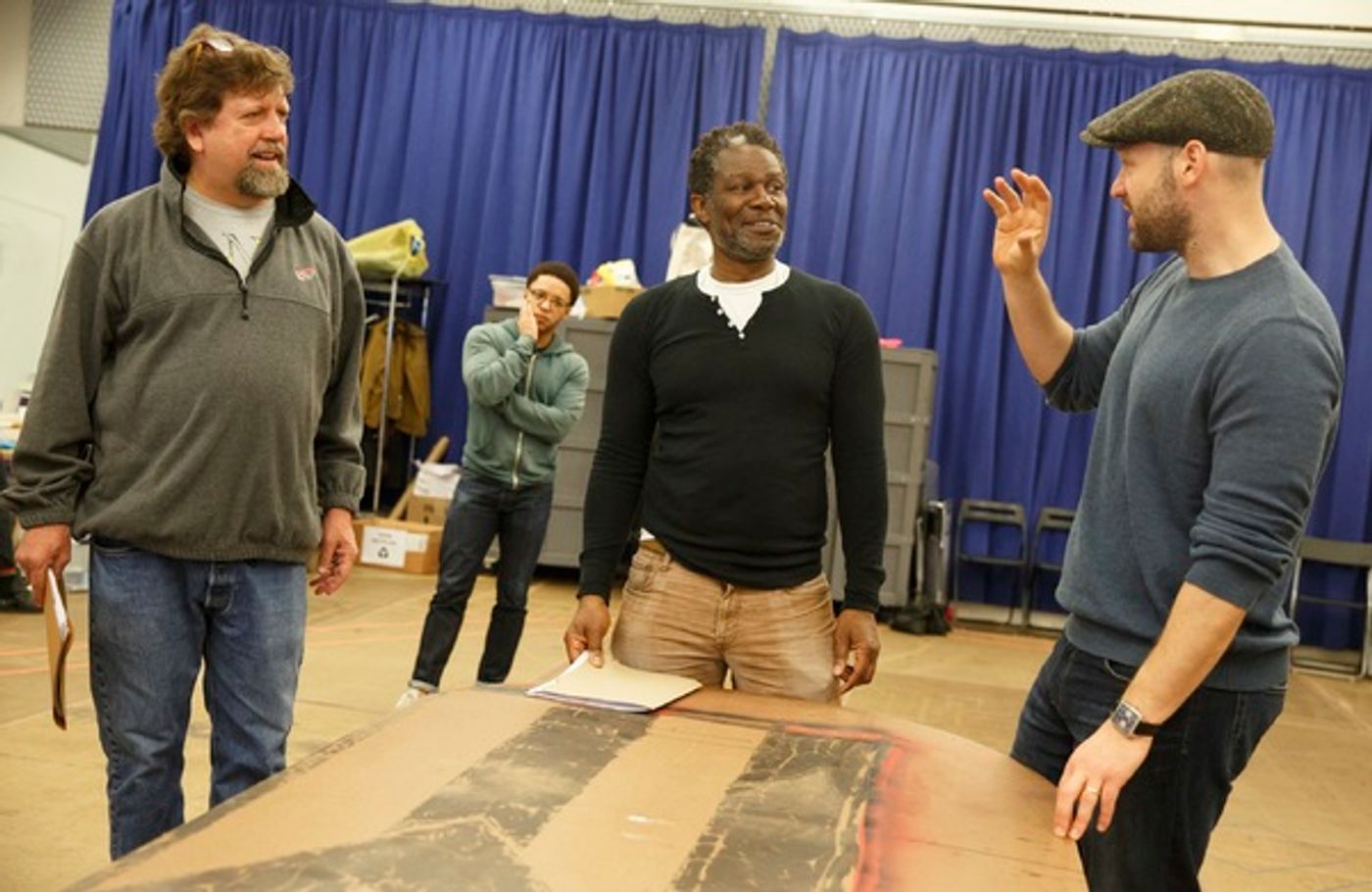Photo Flash: In Rehearsal with John Douglas Thompson and More for JULIUS CAESAR in the Park  Image