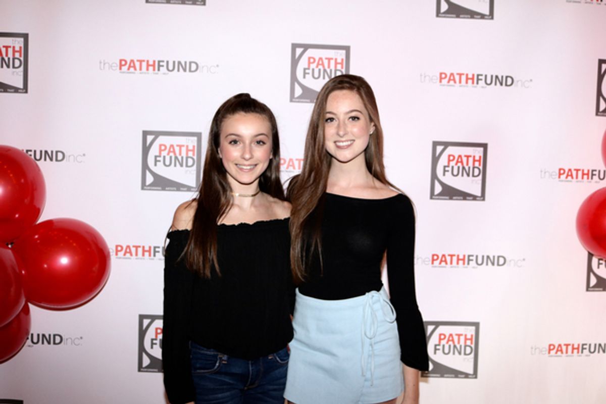 Ashley Lanzoni and Haley Lanzoni at 