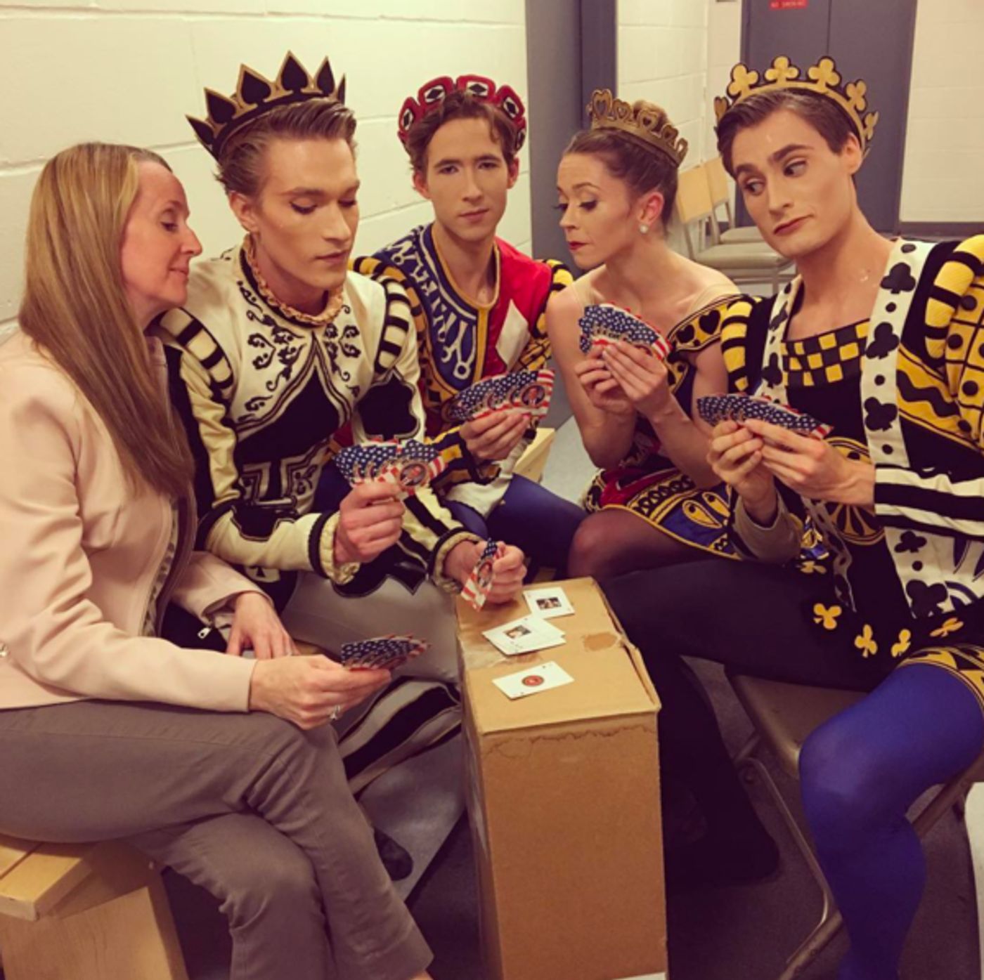 Photo Flash: PHANTOM Worships the Shrine and Heats Up on Tour, NYC Ballet Plays a Jeu de Cartes, and More Saturday Intermission Pics!  Image