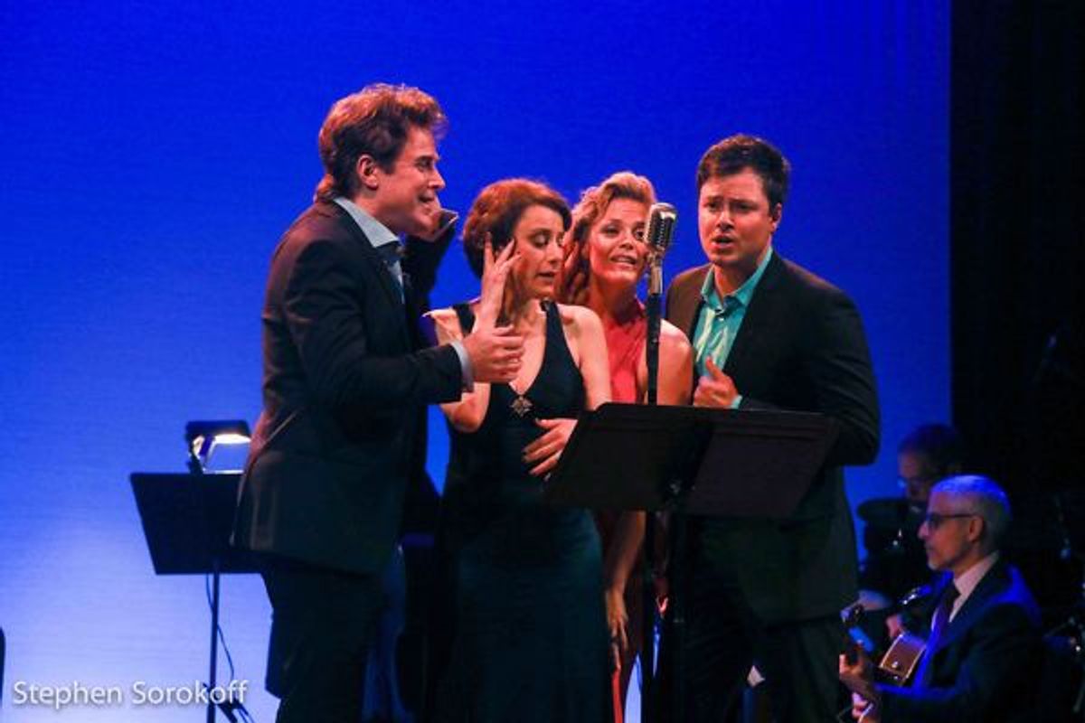 Sal Viviano, Judy Kuhn, Elizabeth Stanley, Aaron C. Finley at 
