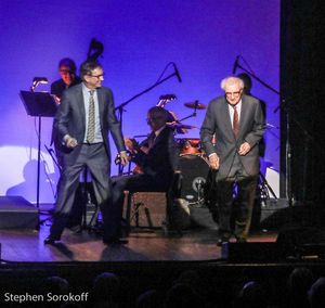 Rob Fisher, artistic director/piano & Sheldon Harnick, writer & host Photo