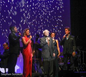 Aaron C. Finley, Elizabeth Stanley, Sheldon Harnick, Judy Kuhn, Sal Viviano Photo