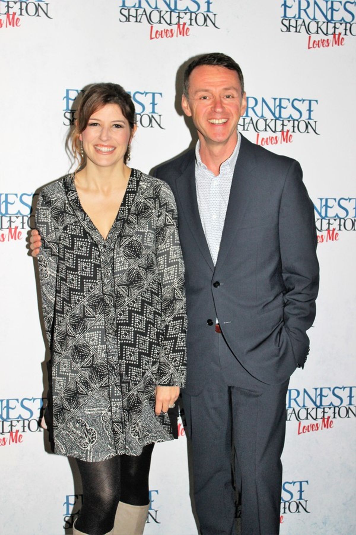 Nicole Parker and Andrew Lippa at 