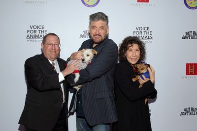  Paul Koretz with Craig Ferguson and Lily Tomlin Photo