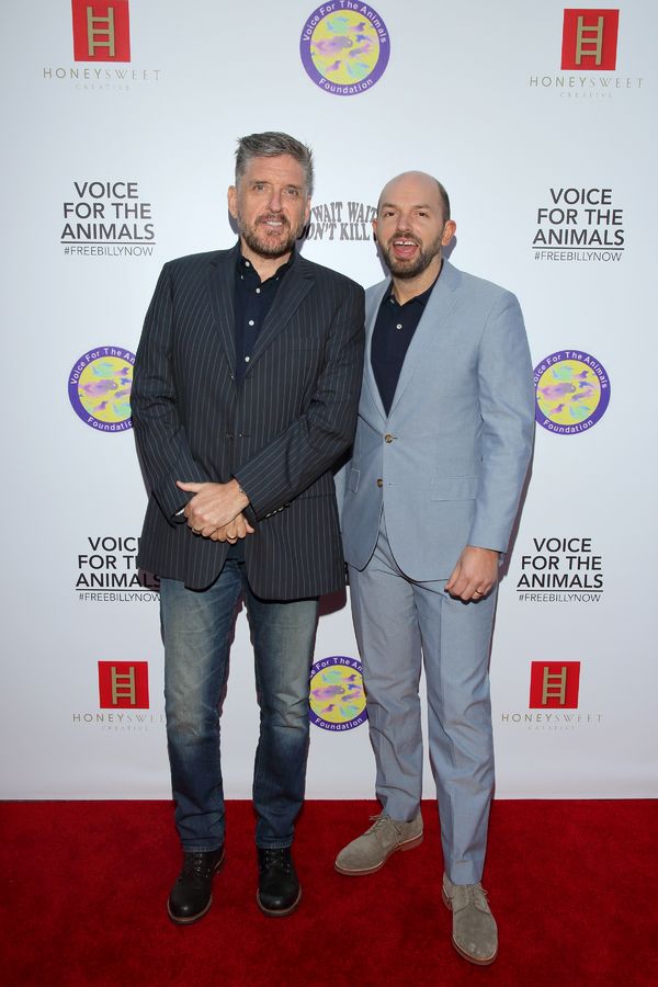 Craig Ferguson and Paul Scheer.  Photo