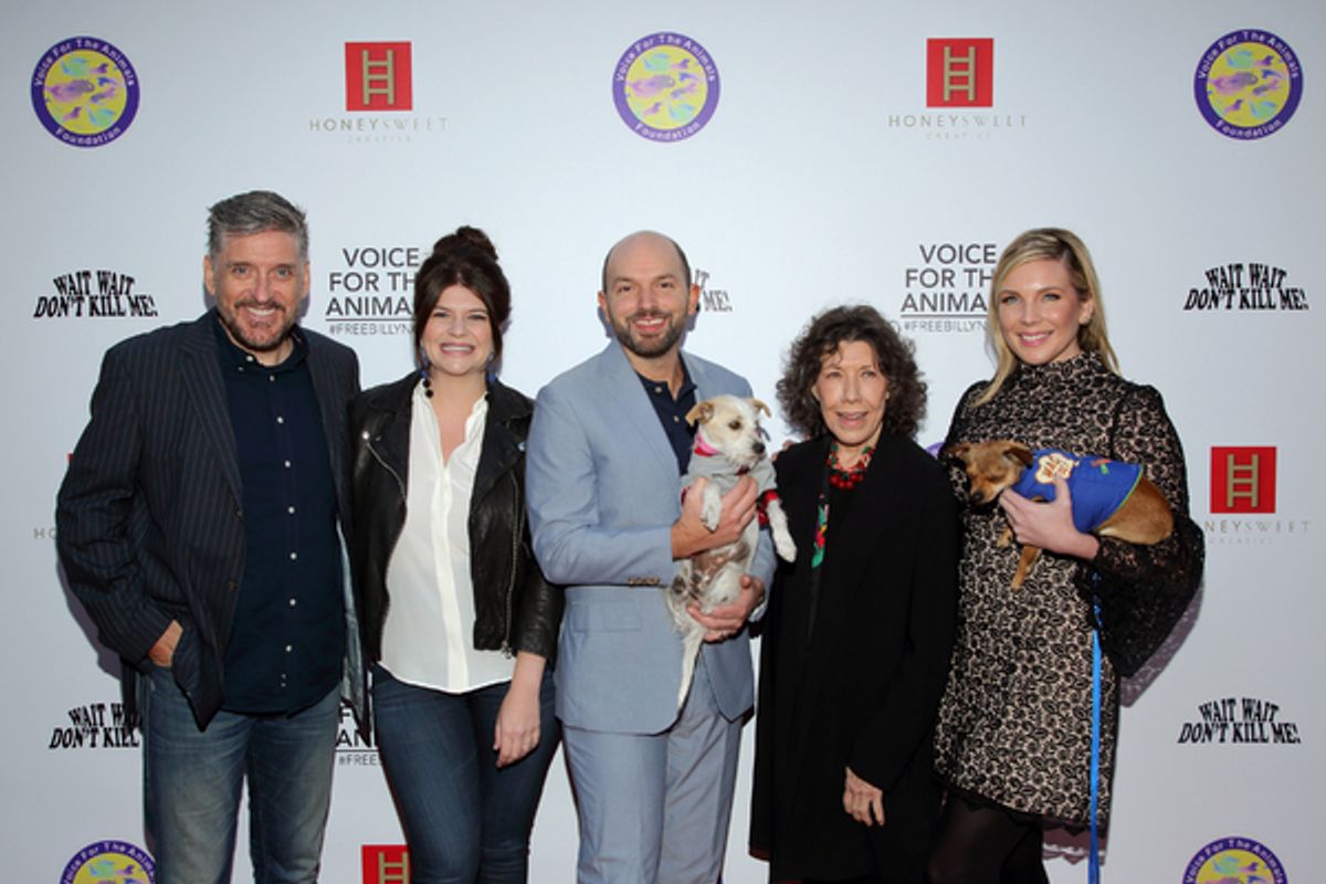 Craig Ferguson, Casey Wilson, Paul Scheer, Lily Tomlin and June Diane Raphael at 