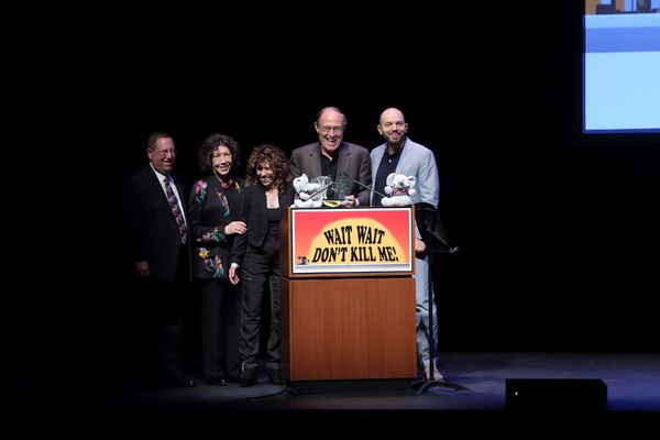 Paul Koretz, Lily Tomlin, Melya Kaplan, Mark Kleinman and Paul Scheer Photo