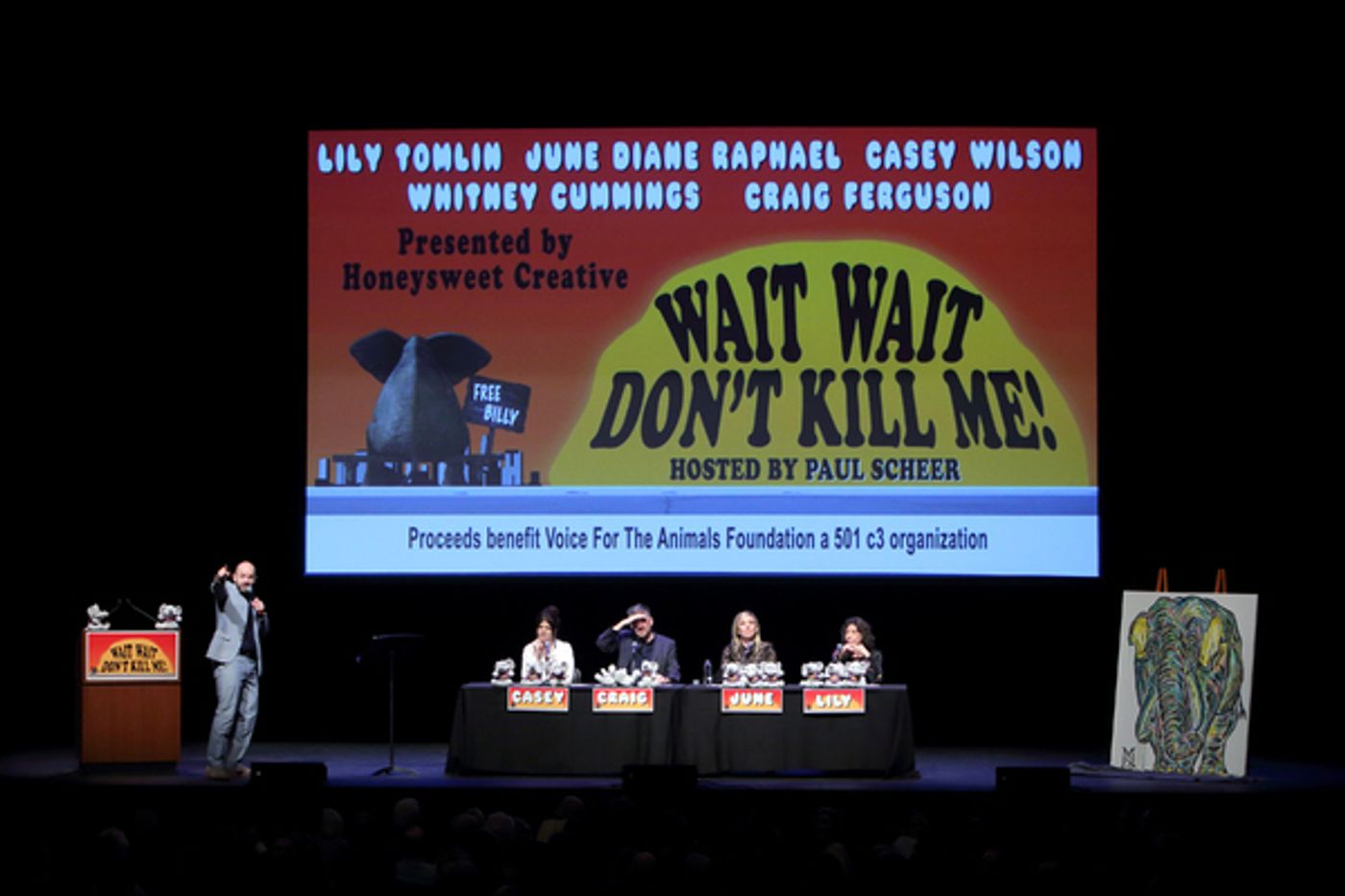 Photo Flash: Lily Tomlin Joins Friends for WAIT WAIT...DON'T KILL ME! Comedy Benefit  Image