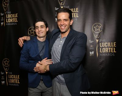 Bobby Conte Thornton and Nick Cordero Photo