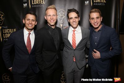 Benj Pasek, Justin Paul, Steven Levinson and Ben Platt  Photo