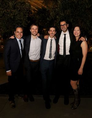 Rajiv Joseph, Josiah Bania, Stephen Stocking and Ramiz Monsef and  Giovanna Sardelli Photo