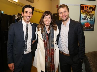 Stephen Stocking, Center Theatre Group Associate Producer Lindsay Allbaugh and Josiah Photo