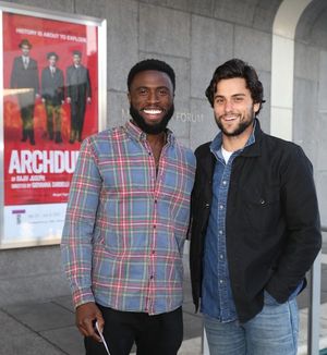 Actors Y'lan Noel and Jack Falahee Photo