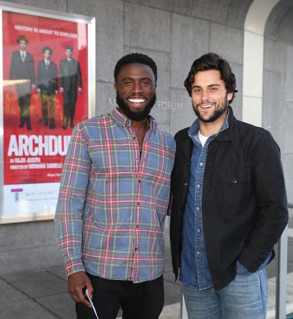 Actors Y'lan Noel and Jack Falahee Photo