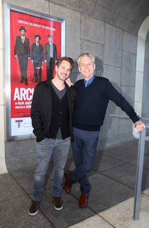 Thomas Sadoski and Center Theatre Group Artistic Director Michael Ritchie Photo