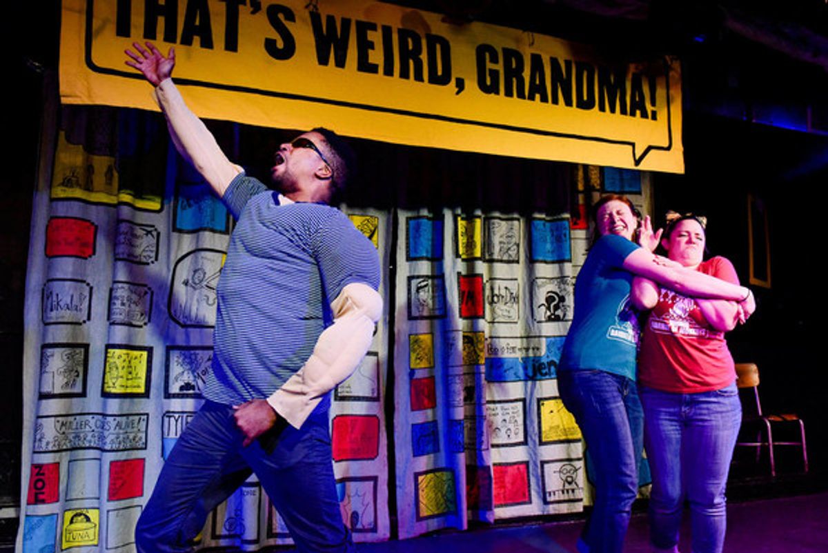 Barry Irving,  Lindsey Dorcus and Nancy Casas at 